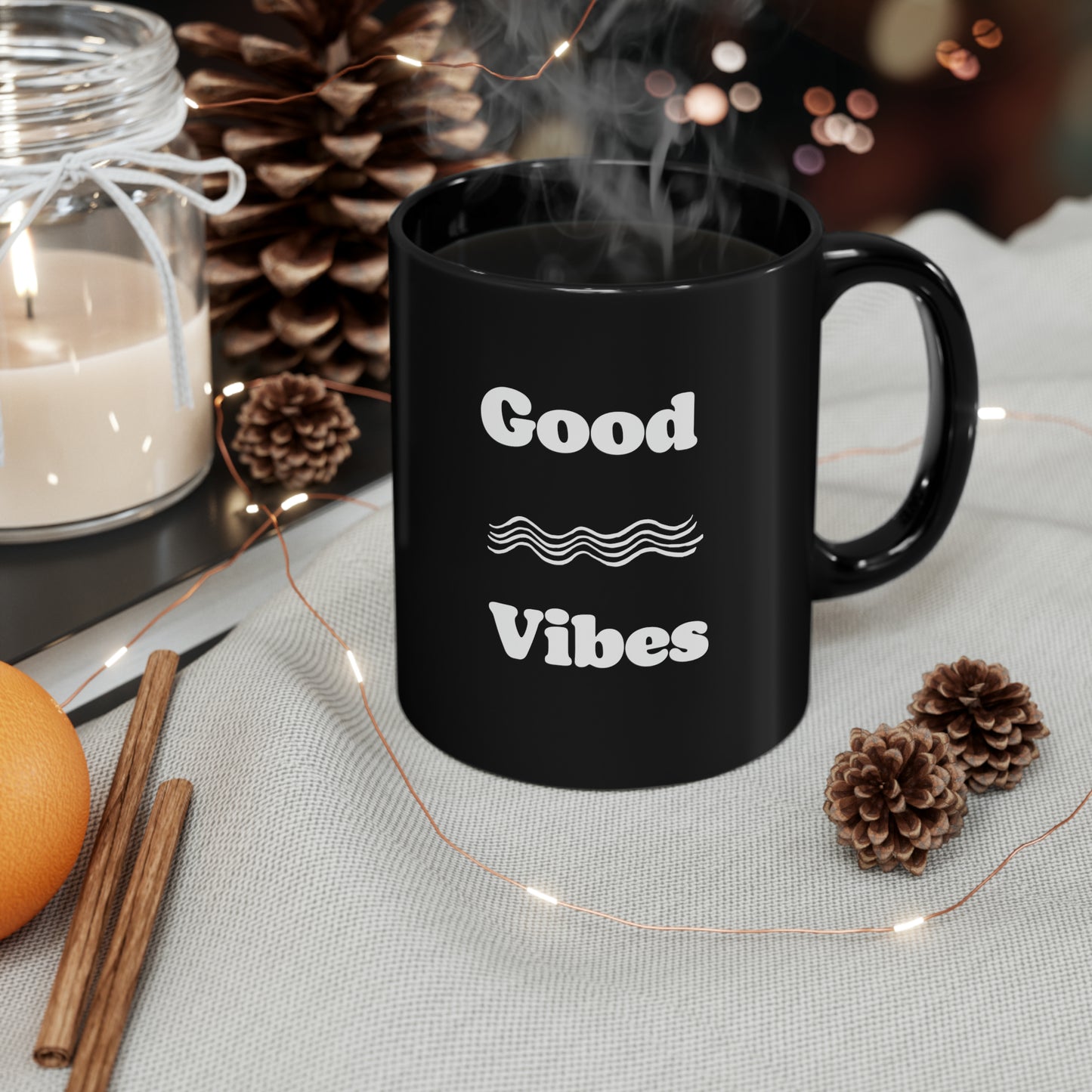 11oz Black Mug